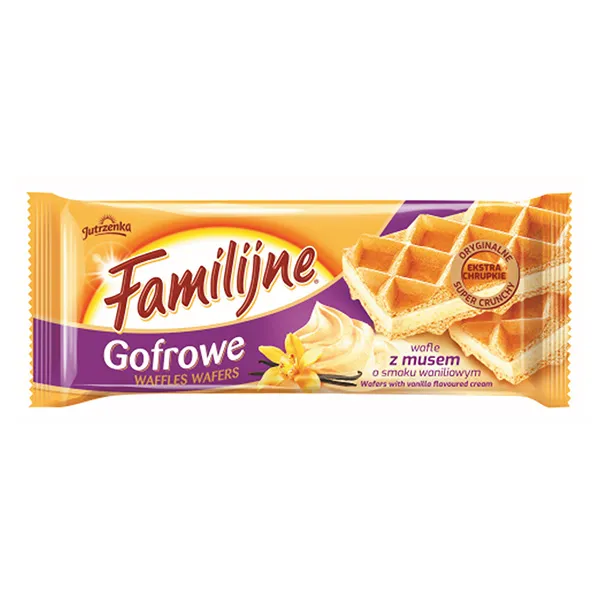 Waffeln, Waffelwafer, Sahnefüllung, Vanille, Snack