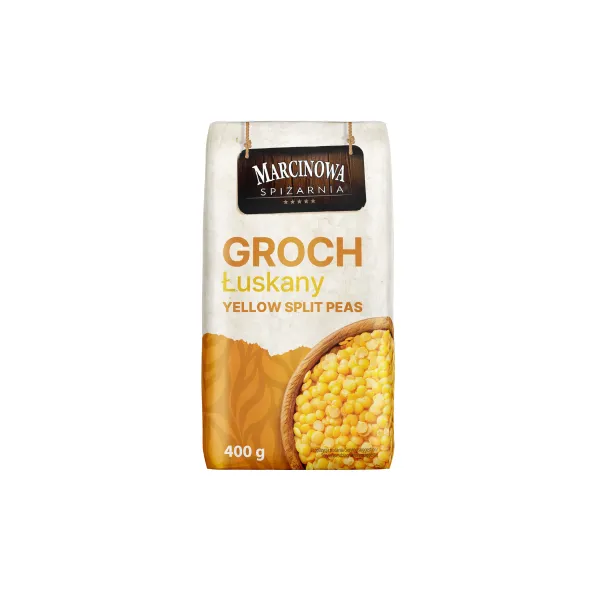 GROCH, Luskaný, gelb, splitter Peas, 400 g