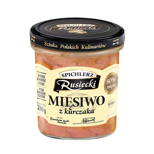 Spichlerz Rusiecki Hühnerfleisch Konserven - Miesiwo z kurczaka 280g