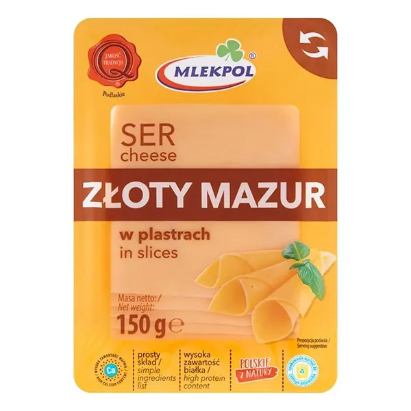 Käse, Schnittkäse, Ser Käse, gelbe Verpackung, 150 g