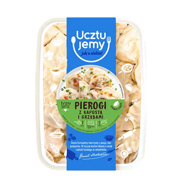 Pierogi, Kraut, Pilze, Produkt, Verpackung