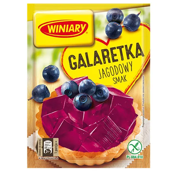 Galaretka, Jagodowy smak, Törtchen, Beeren, Fruchtige Torte