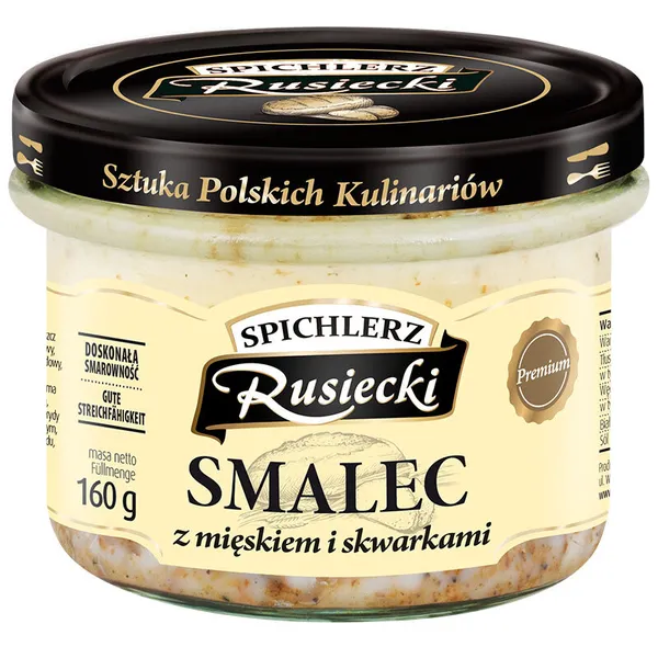 Smalec, Polnisch, Pate, Fleisch, Speckknusper