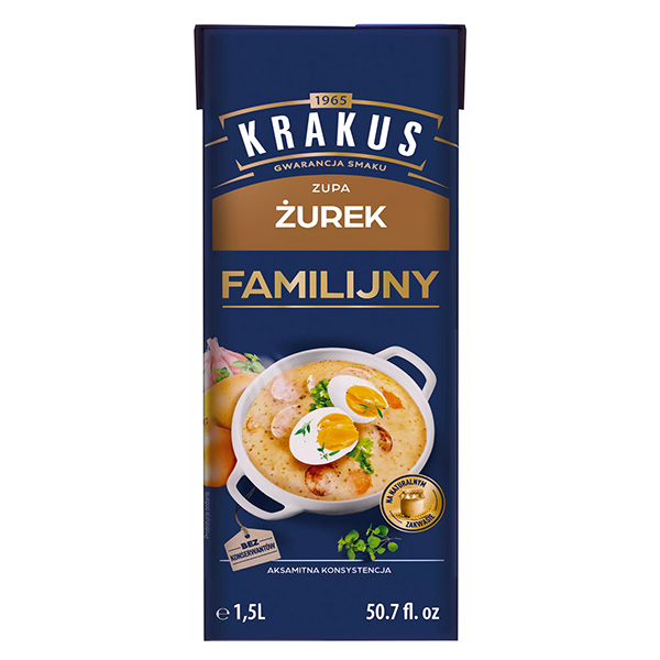 Zupa, Żurek, Familijny, Karton, 1,5L
