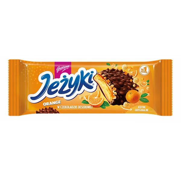 orangepowered, orange, wafer, schokolade, dessert