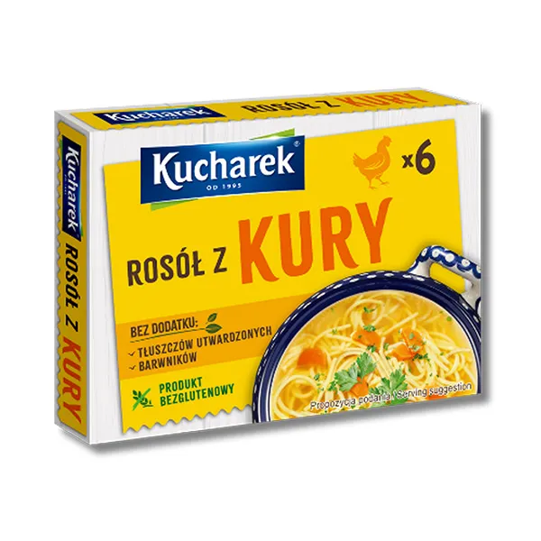 Nudeln, Suppenbox, Kucharek, Rosół z Kury, Hühnerbrühe-Nudeln