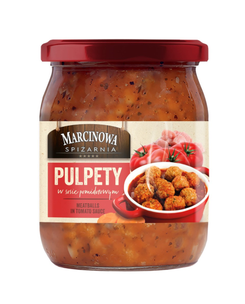 Marcinowa Spizarnia Pulpety in Tomatensauce 500g - Pulpety w sosie pomidorowym