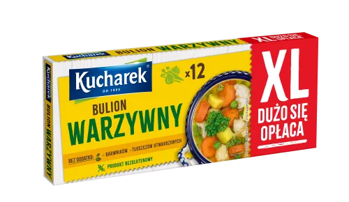 warzywny bulion, bulion, kucharek, box