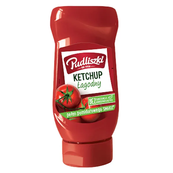 Ketchup, Tomaten, Saucenflasche, Rot, Etikett