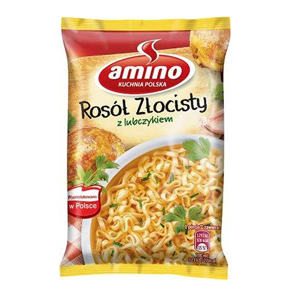 Instant-Nudeln, Nudelsuppe, Polnisches Produkt, Nudeln mit Petersilie, Paprika?