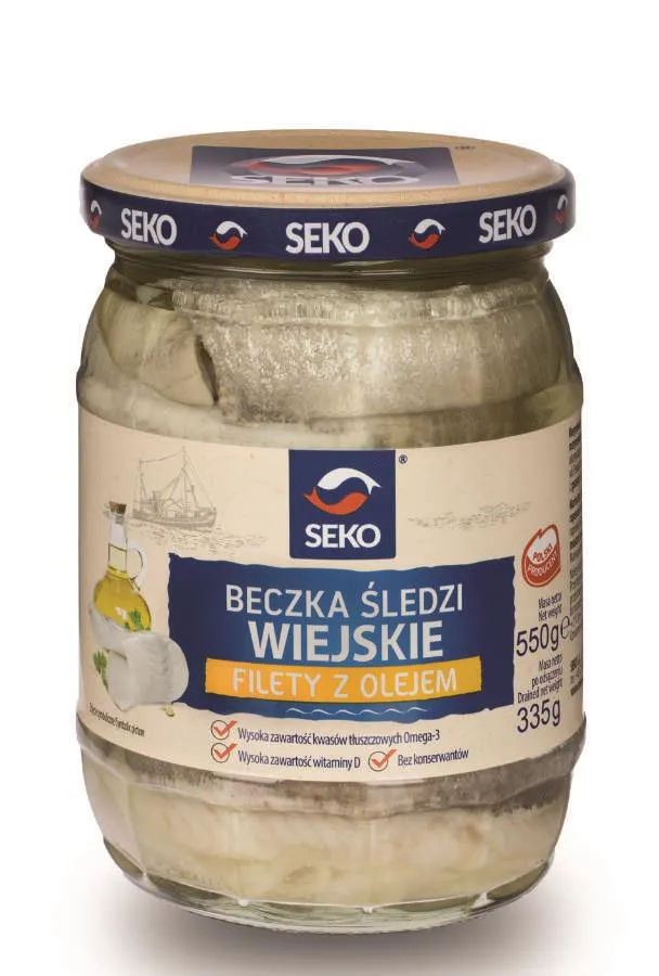 matjes, filety, hering, öle, glas