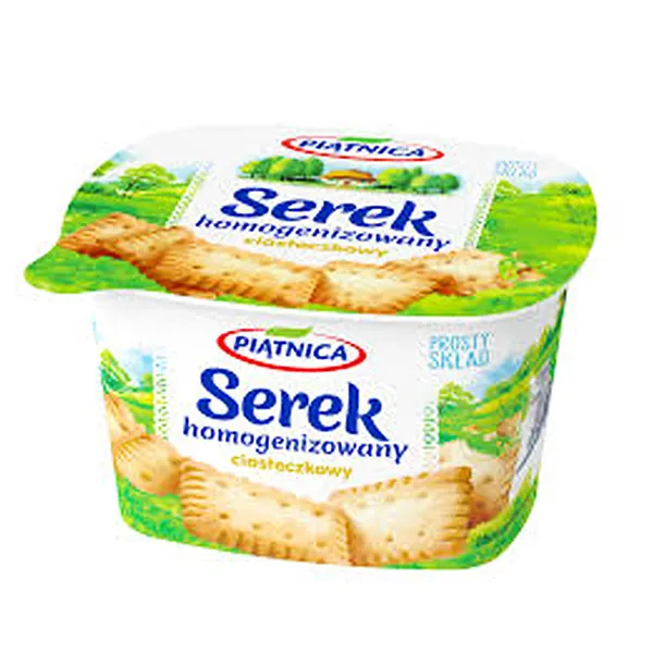 joghurt, serk, kostka, crackers, płatki