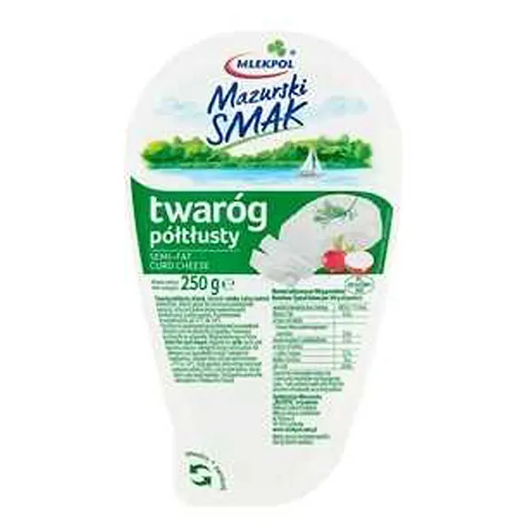 Mlekpol Halbfetter Quark - Twarog poltlusty Mazurski Smak 250g