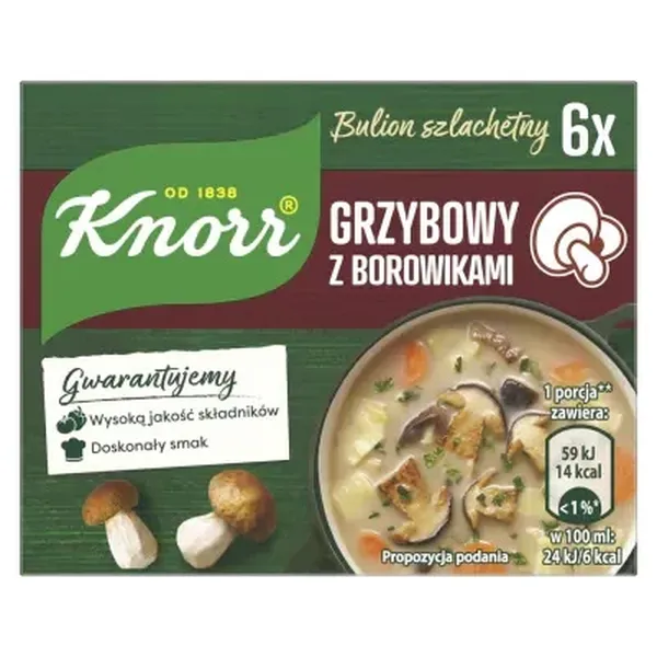 grzybowy, z borowikami, zupa, pakiet, Knorr