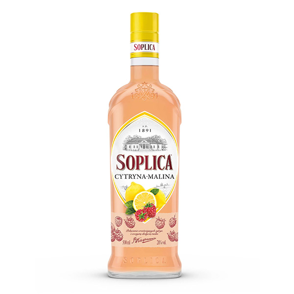 Schnaps, Likör, Soplica, Cyt pryna Malina, Rosaorange