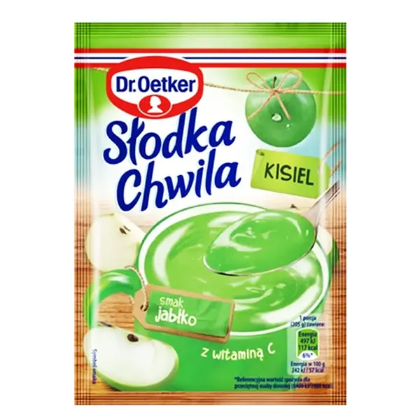 Dr. Oetker Grütze Apfel-Geschmack - Slodka Chwila kisiel smak jablko 30g