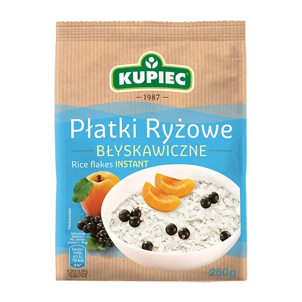 Kupiec Płatki ryżowe błyskawiczne 250g
