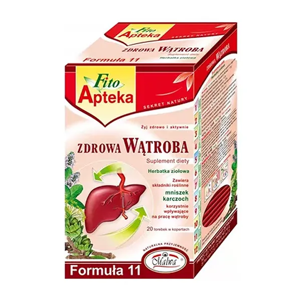 zwrota watrobowa, herbata żołdowa, suplement diety, forma 11, tabletki, koperta, produkt apteczny