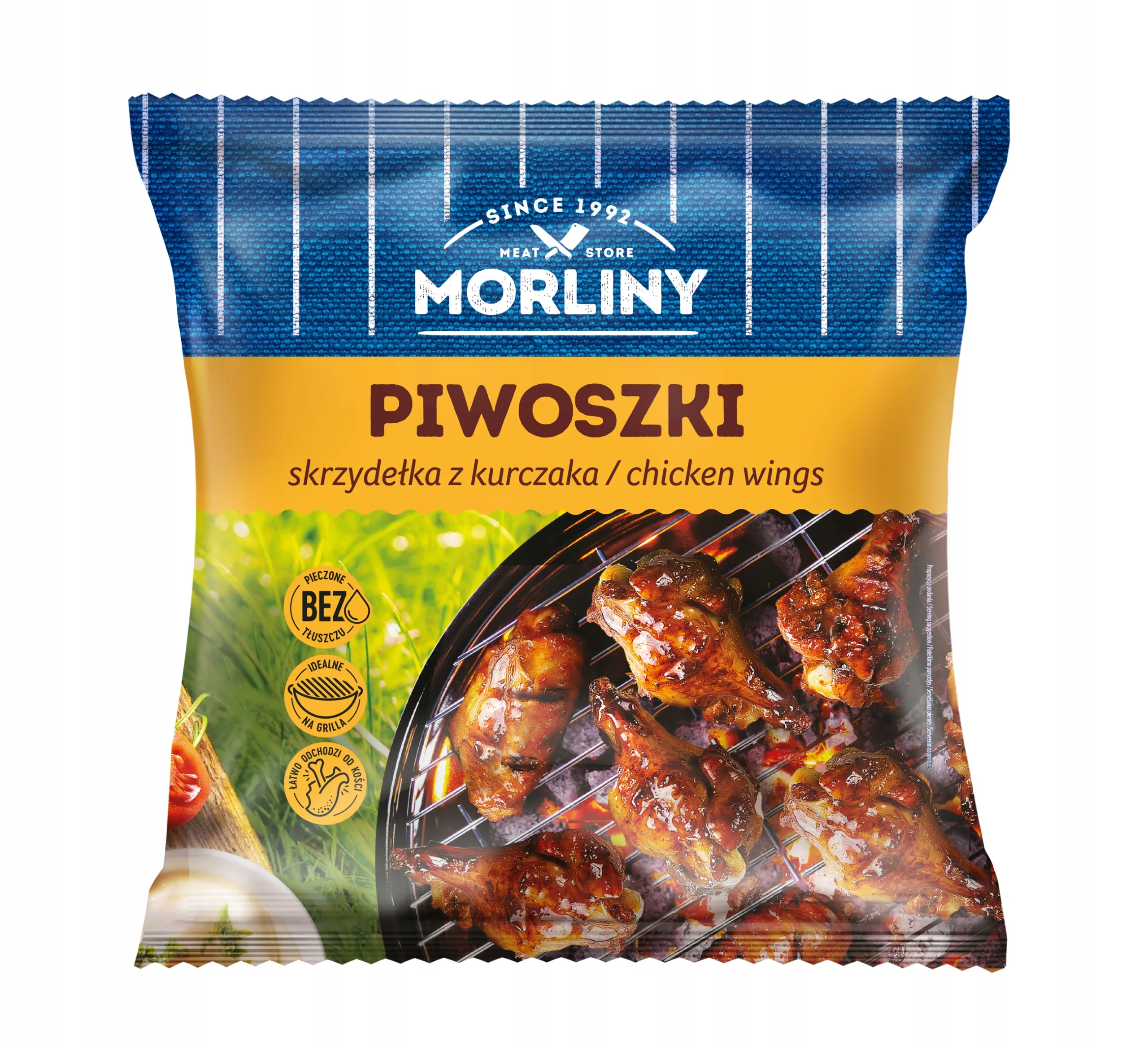 Morliny Hähnchenflügel – Grillspezialität 900g Piwoszki - Skrzydelka z kurczaka