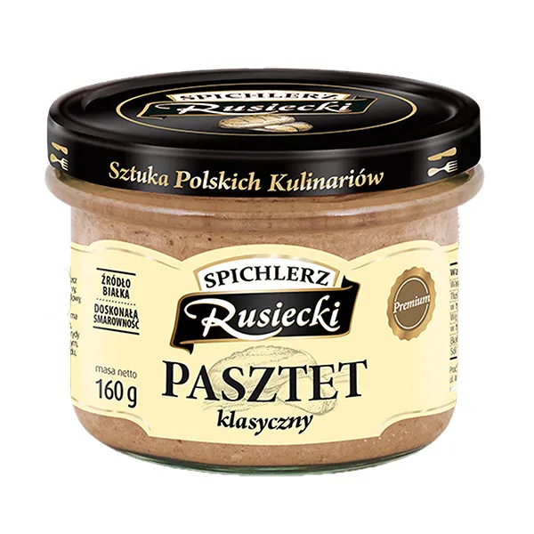 pasztet, mięsny, konsystencja, pasta, opakowanie