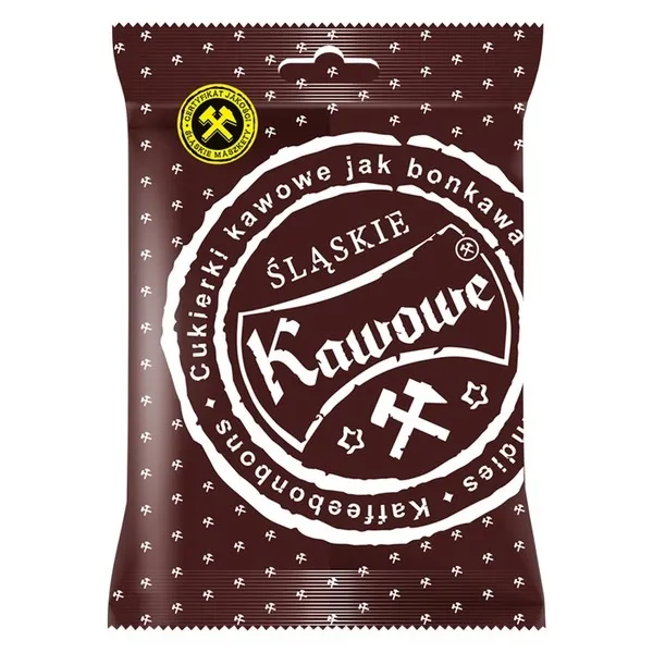 Slaskie Kawowe Kaffeebonbons mit Sahne 80 g - Slaskie Kawowe cukierki kawowe 80 g