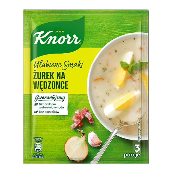 Zurek, Wędzonce, Knoor, Suppe, Kochwürze