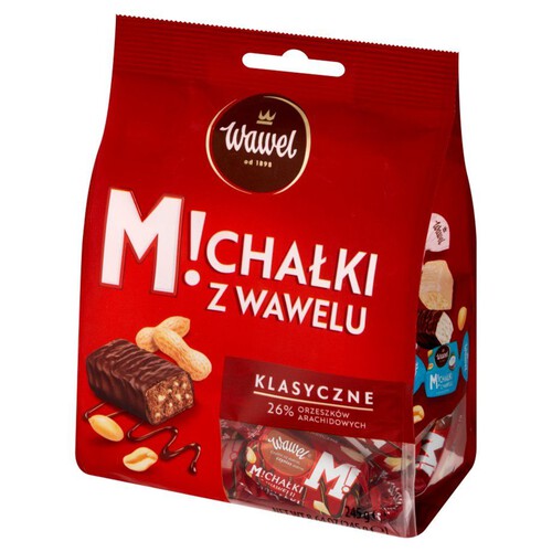 Wawel Michalki klassische Pralinen mit Erdnüssen - Michalki z Wawelu 245g