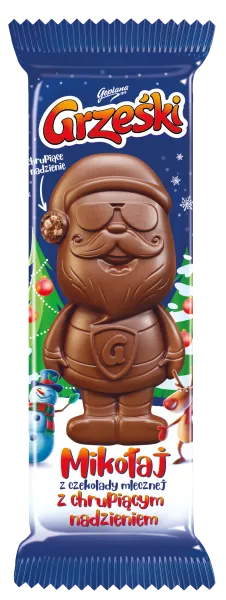 Schokoladenfigur, Süßigkeit, Nikolaus, Milchschokolade, Größe bodenständig