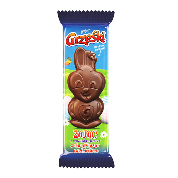 Schokoladenfigur, Osterhase, Milchschokolade, Zajac, Riegel