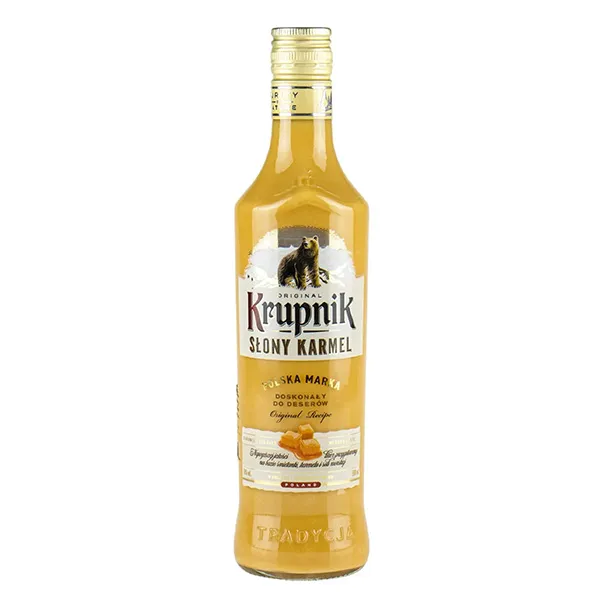 Karamell, Likör, aromatisiert, Honig, Flasche