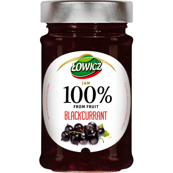 jam, blackcurrant, frucht, glas jar, rot-lila