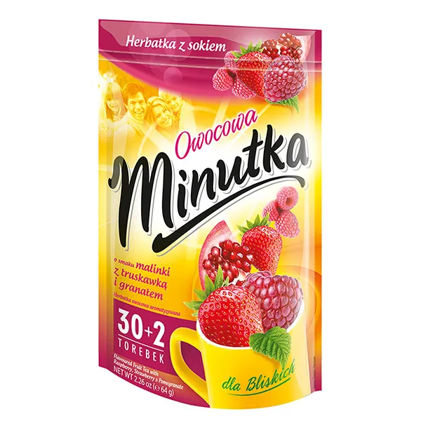 Fruchtpunsch, Minutka, Beeren, Heißgetränk, Tee-Granulat
