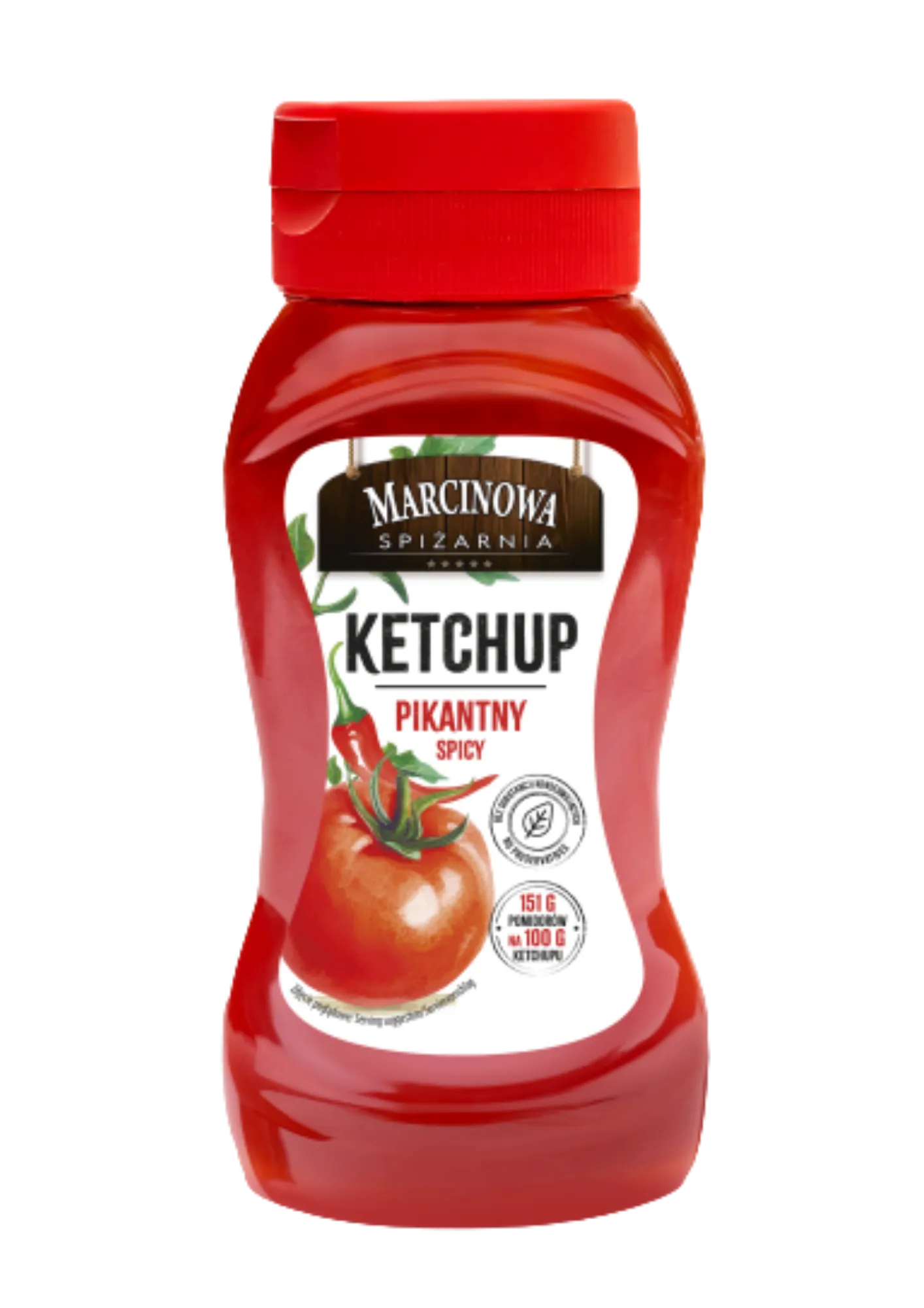 Ketchup, Tomate, Scharf, Pikantny, Saucenprodukt