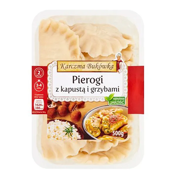 pierogi, dumplings, Kartoffelfüllung, Champignon, Gefroren