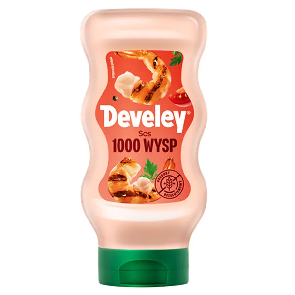 Sos, Ketchupsauce, 1000 WYSP, Shrimp sauce, Squeeze bottle