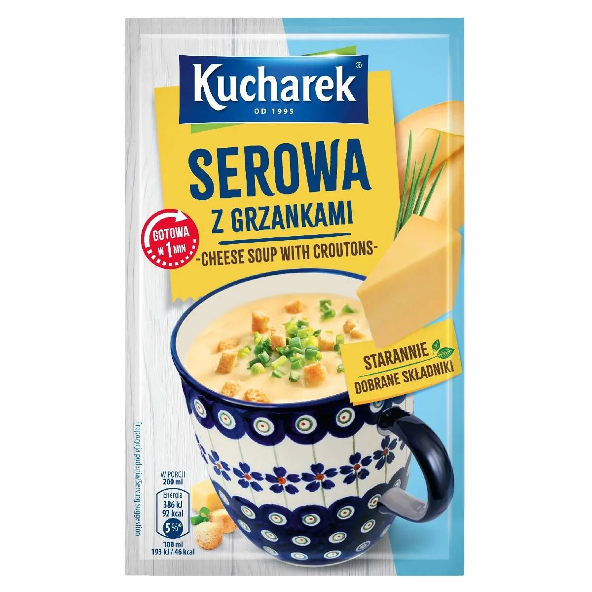 Käsecreme?, Käse Suppe, Croutons, Serowa, Kucharek