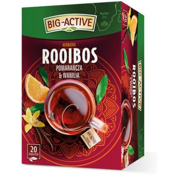 Rooibos, Pomeranze, Vanille, Tee, Kartonverpackung
