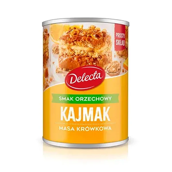 Kajmak, Orzechowy, Masa krówkowa, Płatki owsiane?, Kawałki orzechów