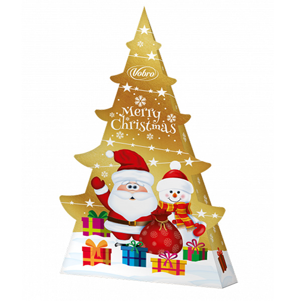 Vobro Pralinen Weihnachtsbaum Orange - Bombonierka choinka pomaranczowa 170g