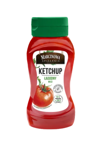 ketchup, lagodny, mild, tomate, flasche