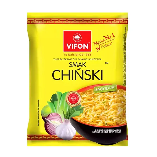Chin. Nudeln, Suppe, Instant, Chinesischer Geschmack, Knoblauchzwiebel