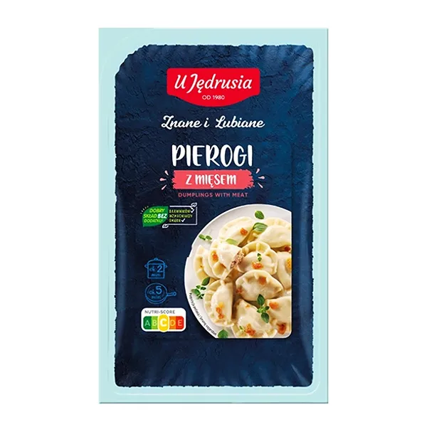Pierogi, Dumplings, Fleischfüllung, Gefroren, Polnisch