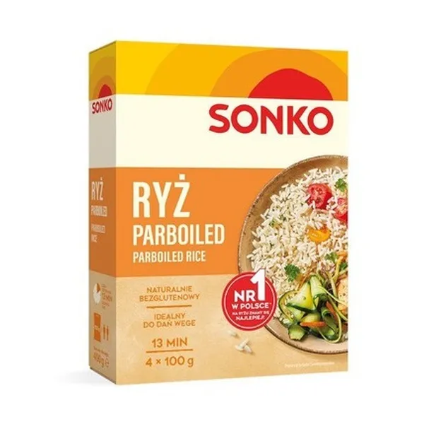 Parboiled Reis, Ryz, Reisverpackung, Vollkornreis, 15 Minuten Kochzeit