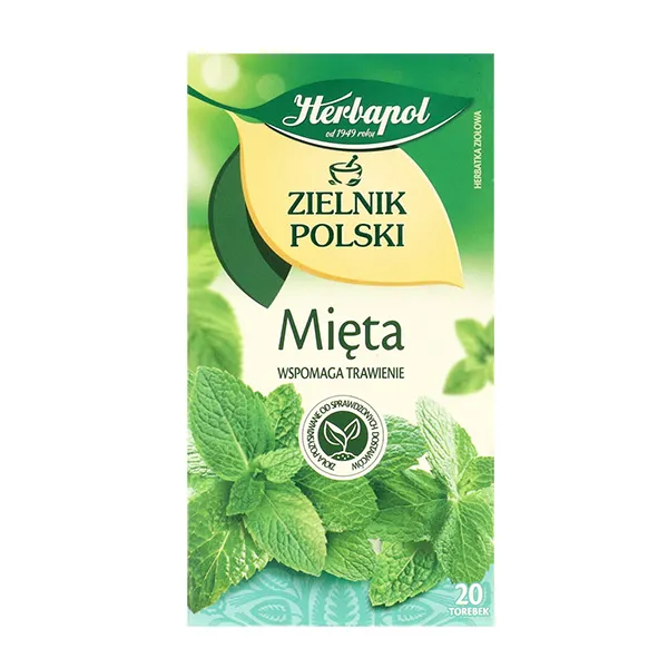 minze, tee, zielnik polski, getrocknete blätter, minztee